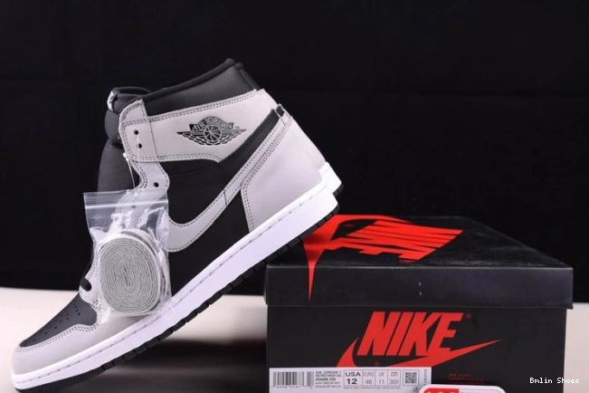 Bmlin Shoes Black Smoke White 1 555088-035 Light Air High Retro Grey Jordan 0723